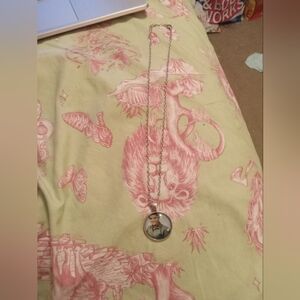 Women's Silver Plated Elvis Presley Photograph Pendant Necklace